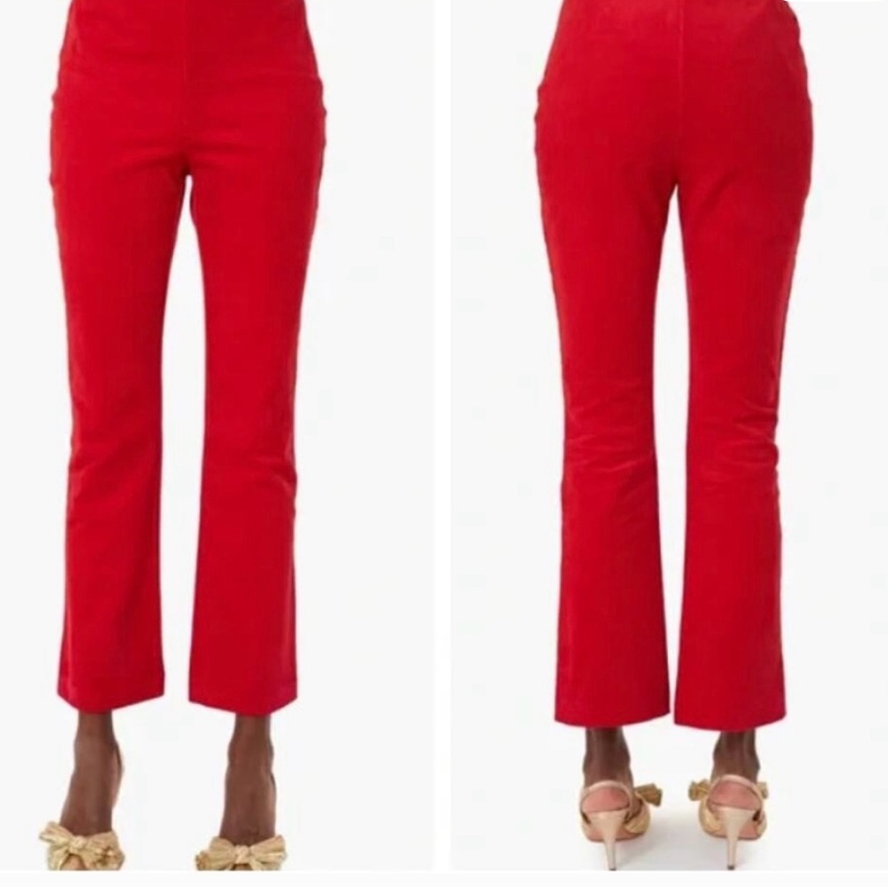 Tuckernuck Ashford Red Corduroy Pants Side Zip